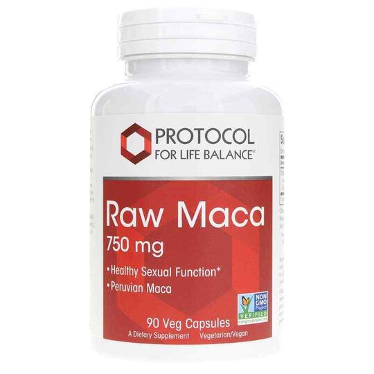 Raw Maca 750 Mg, 90 Veg Capsules, PFLB