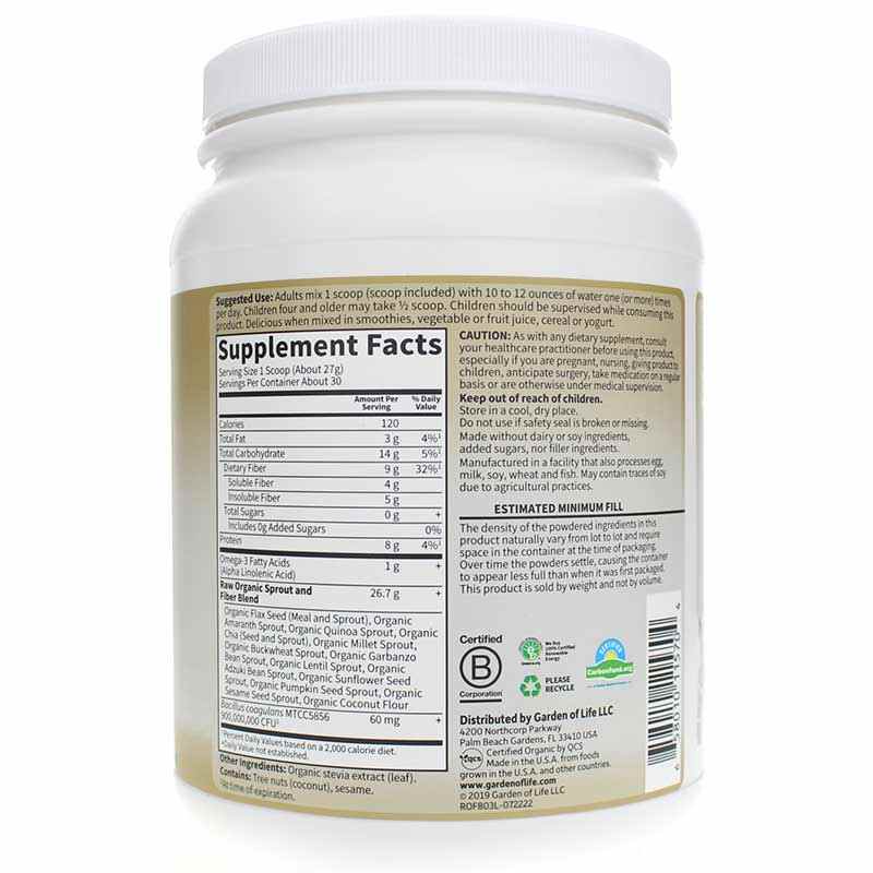 新しく着き ローファイバー30サービング 803 g Raw Fiber 30 Servings, 28.32 oz