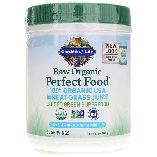 Raw Organic Perfect Food Wheat Grass, 8.46 Oz, GOL