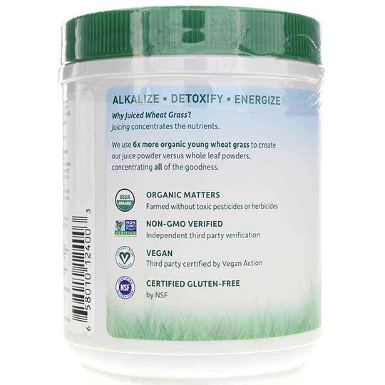 Raw Organic Perfect Food Wheat Grass, 8.46 Oz, GOL