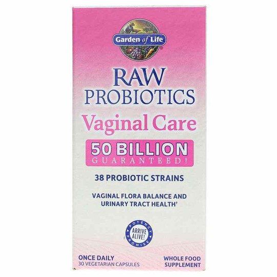 Raw Probiotics Vaginal Care, 30 Veg Capsules, GOL