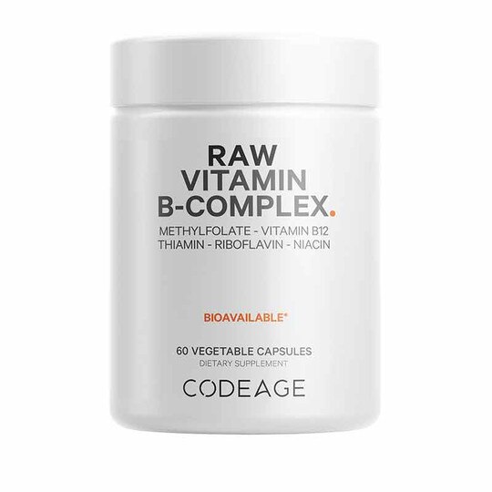 Raw Vitamin B Complex, 60 Veg Capsules, CDE