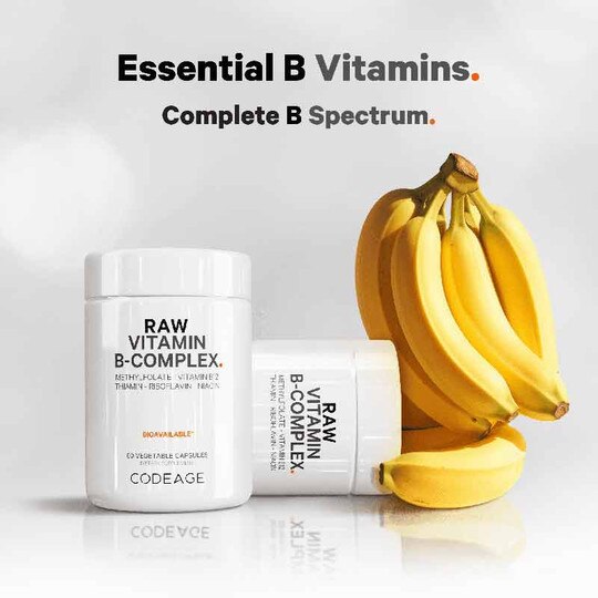 Raw Vitamin B Complex, 60 Veg Capsules, CDE