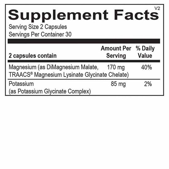 Reacted Magnesium & Potassium, 60 Capsules, OM