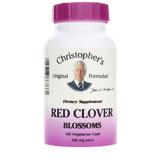 Red Clover Blossoms, 100 Veg Capsules, DRC