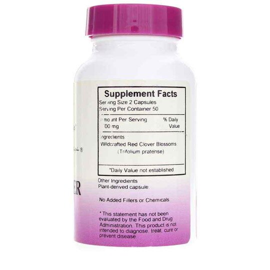 Red Clover Blossoms, 100 Veg Capsules, DRC
