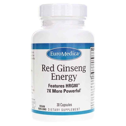 Red Ginseng Energy, 30 Capsules, EUMD