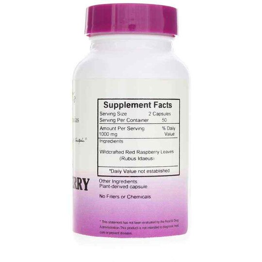 Red Raspberry Leaves, 100 Veg Capsules, DRC