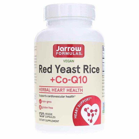 Red Yeast Rice + Co-Q10, 120 Veg Capsules, JRF