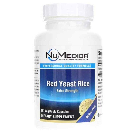 Red Yeast Rice Extra Strength, 90 Veg Capsules, NUM