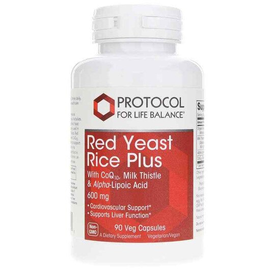 Red Yeast Rice Plus, 90 Veg Capsules, PFLB