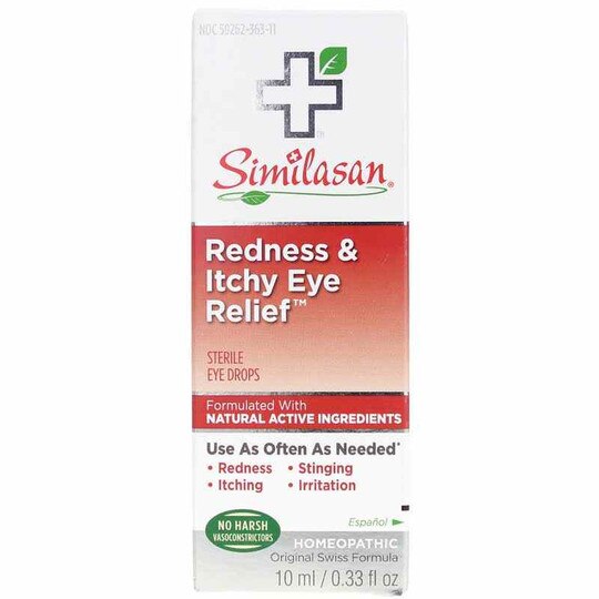 Redness & Itchy Eye Relief Sterile Eye Drops, .33 Oz, SML