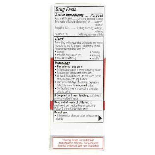 Redness & Itchy Eye Relief Sterile Eye Drops, .33 Oz, SML