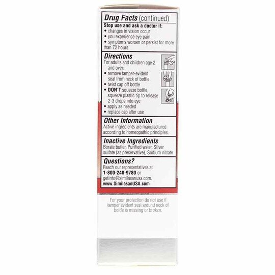 Redness & Itchy Eye Relief Sterile Eye Drops, .33 Oz, SML