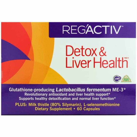 Regactiv Detox & Liver Health, 60 Capsules, ESF