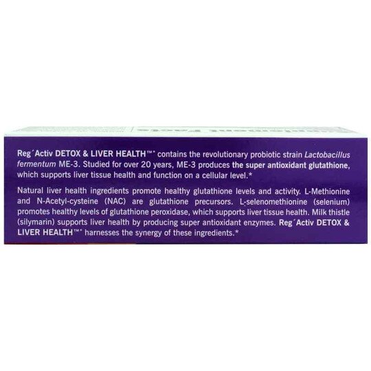Regactiv Detox & Liver Health, 60 Capsules, ESF