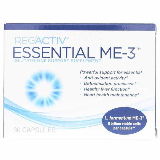Regactiv Essential Me-3 Glutathione, 30 Capsules, ESF