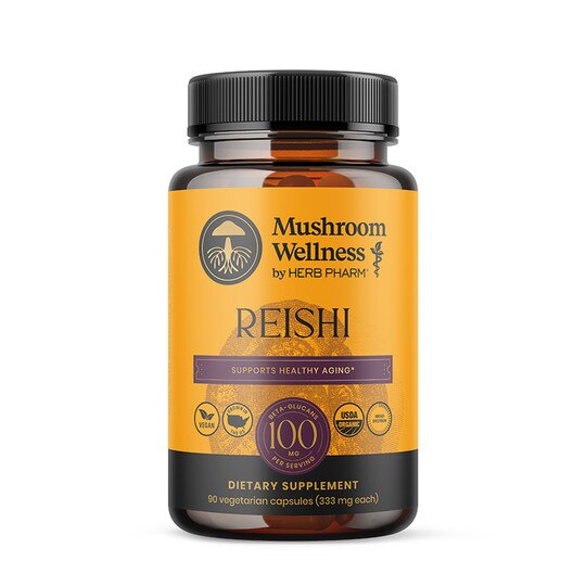 Reishi Capsules, 90 Veg Capsules, HPH