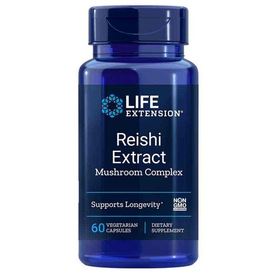 Reishi Extract Mushroom Complex, 60 Veg Capsules, LFE