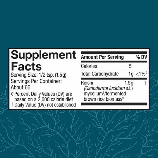 Reishi Mushroom Mycelium Powder, 3.5 Oz, HDF