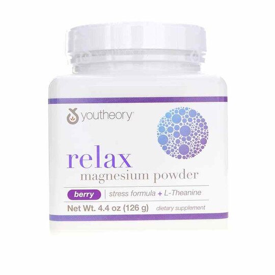 Relax-Magnesium Powder, 4.4 Oz, YTY