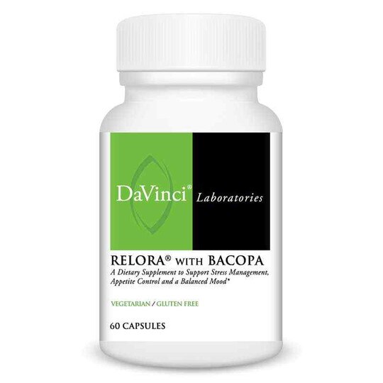 Relora with Bacopa, 60 Veg Capsules, DL
