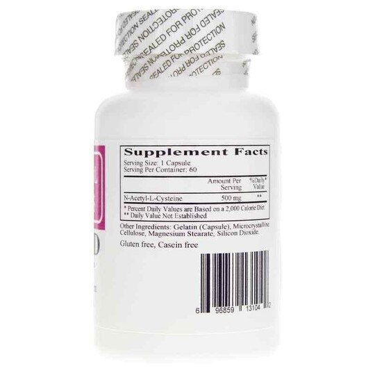 Resbid N-Acetyl-L-Cysteine 500 Mg, 60 Capsules, ECF