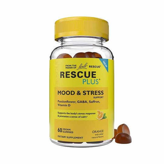 Rescue Plus Mood & Stress, 60 Vegan Gummies, BFR
