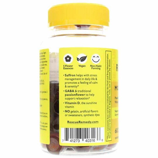 Rescue Plus Mood & Stress, 60 Vegan Gummies, BFR