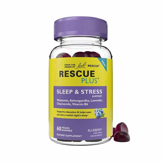 Rescue Plus Sleep & Stress, 60 Vegan Gummies, BFR
