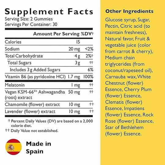 Rescue Plus Sleep & Stress, 60 Vegan Gummies, BFR