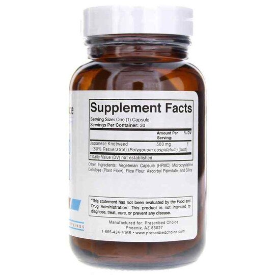 Researched Resveratrol Super Strength, 30 Veg Capsules, PRCH