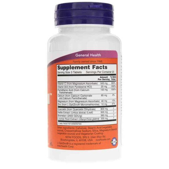 Respir-All, 60 Tablets, NOW