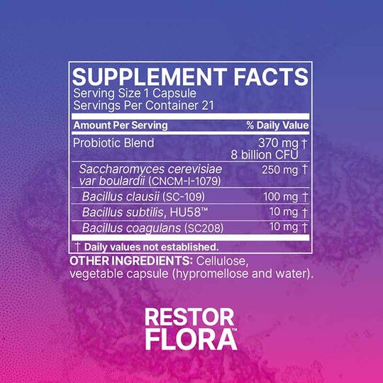RestorFlora, 21 Capsules, MCBL