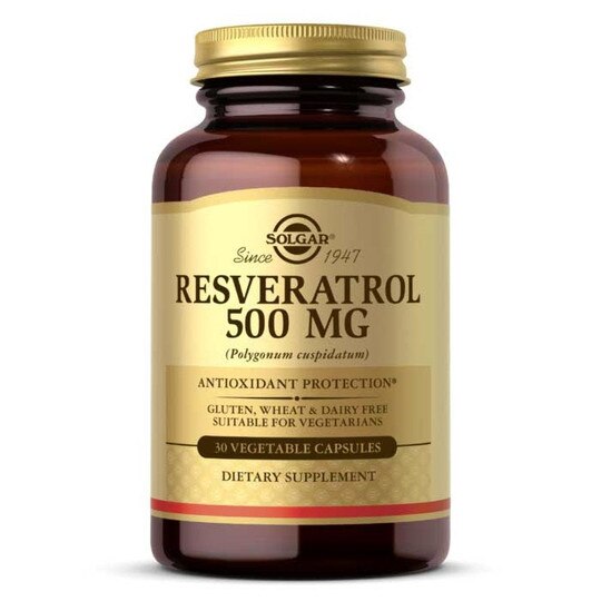 Resveratrol 500 Mg, 30 Veg Capsules, SLG
