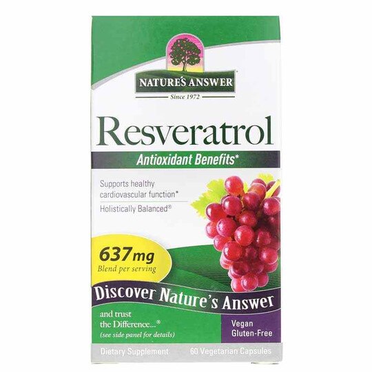 Resveratrol, 60 Veg Capsules, NAN
