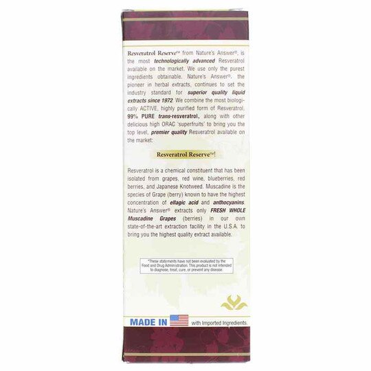 Reserveratrol Reserve, 5 Oz, NAN