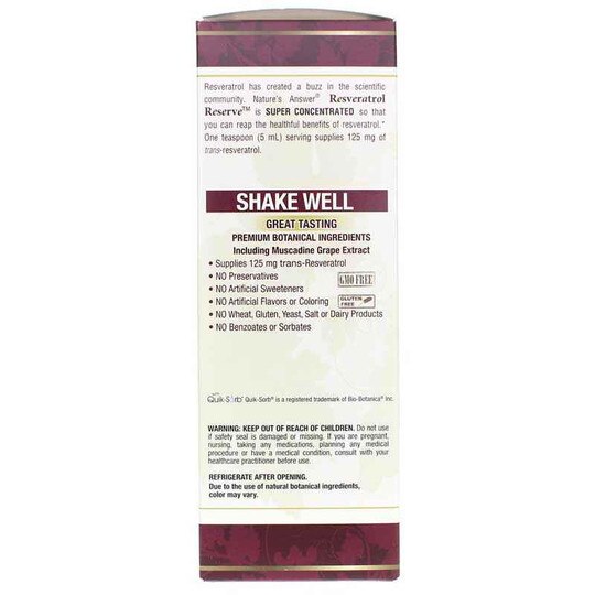Reserveratrol Reserve, 5 Oz, NAN