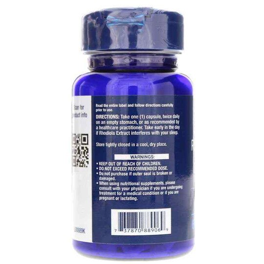 Rhodiola Extract 250 Mg, 60 Veg Capsules, LFE