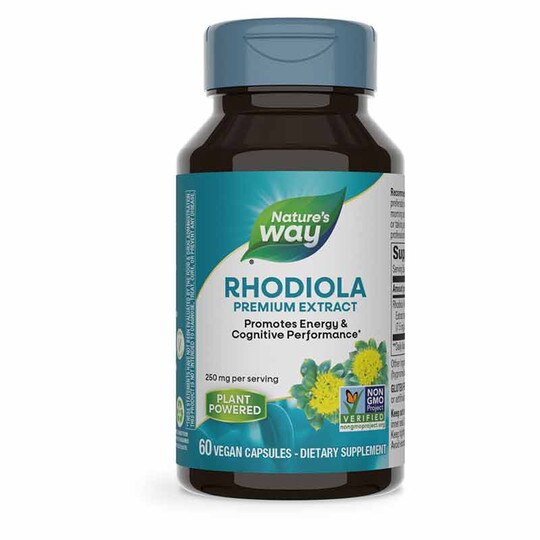 Rhodiola Standardized, 60 Veg Capsules, NWA