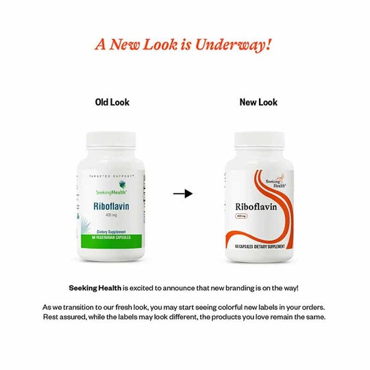 Riboflavin 400 Mg, 60 Veg Capsules, SKH