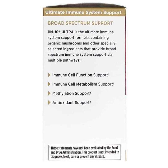 RM-10 Ultra Immune System Support, 90 Veg Capsules, GOL