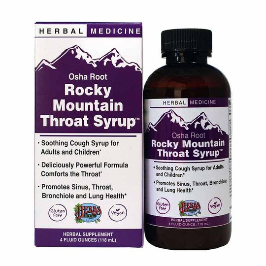Rocky Mountain Throat Syrup, HET