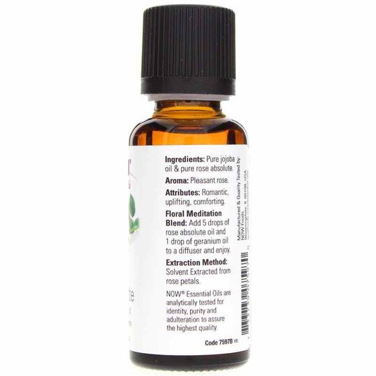Rose Absolute 5% Essential Oil Blend, 1 Oz, NOW
