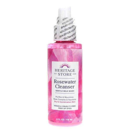 Rosewater Cleanser Gentle Milk Wash, 4 Oz, HRS