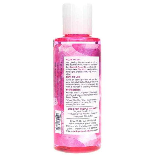 Rosewater & Glycerin Hydrating Facial Splash, 4 Oz, HRS