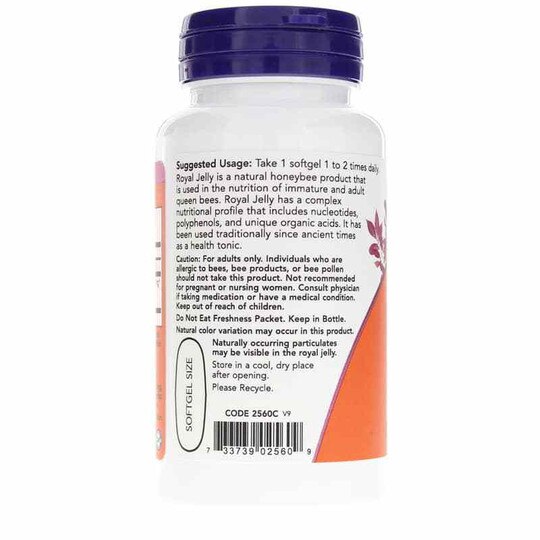 Royal Jelly 1000 Mg, 60 Softgels, NOW