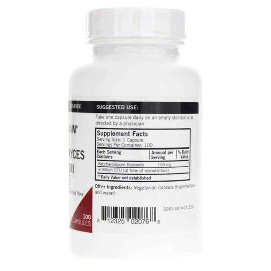 Saccharomyces Boulardii 3 Billion CFU Probiotic, 100 Ca, KRK