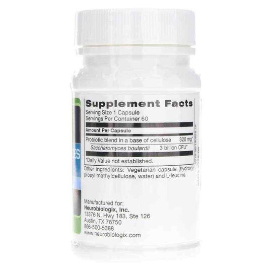 Saccharomyces Boulardii, 60 Capsules, NBX