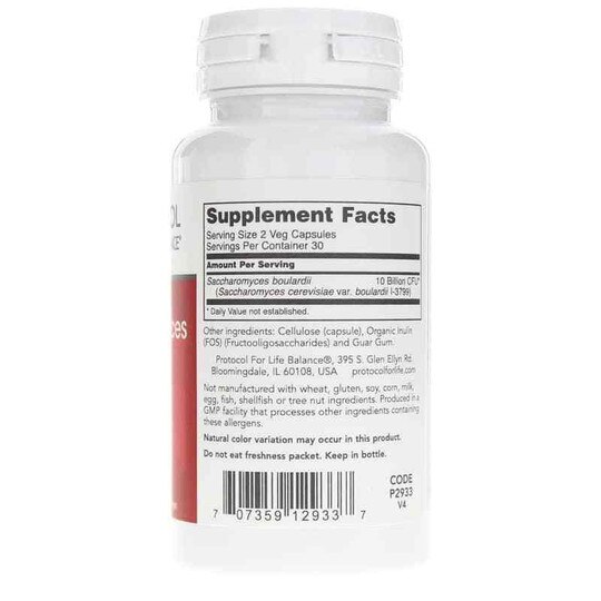 Saccharomyces Boulardii, 60 Veg Capsules, PFLB